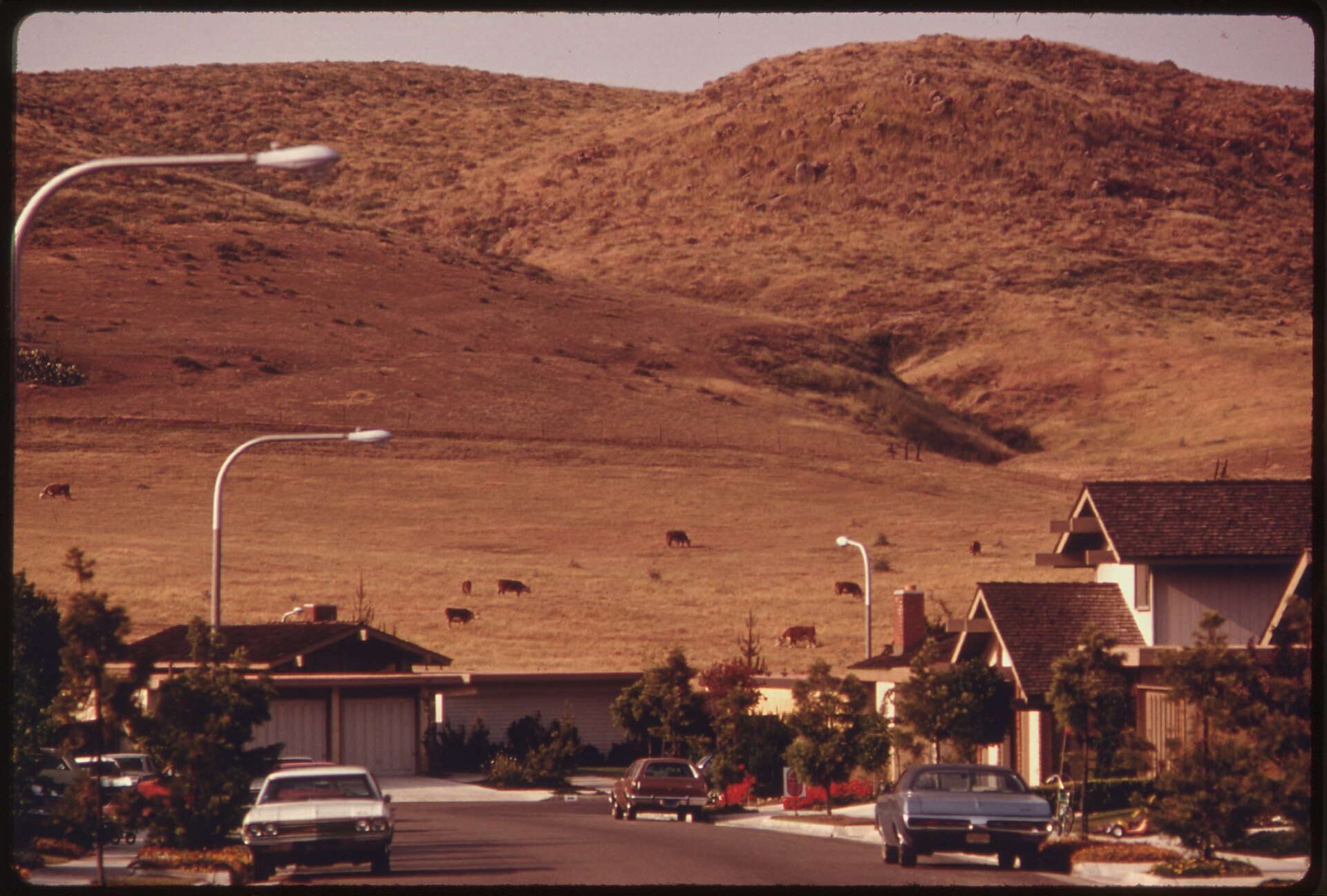 Irvine Ranch residential development in May 1975
