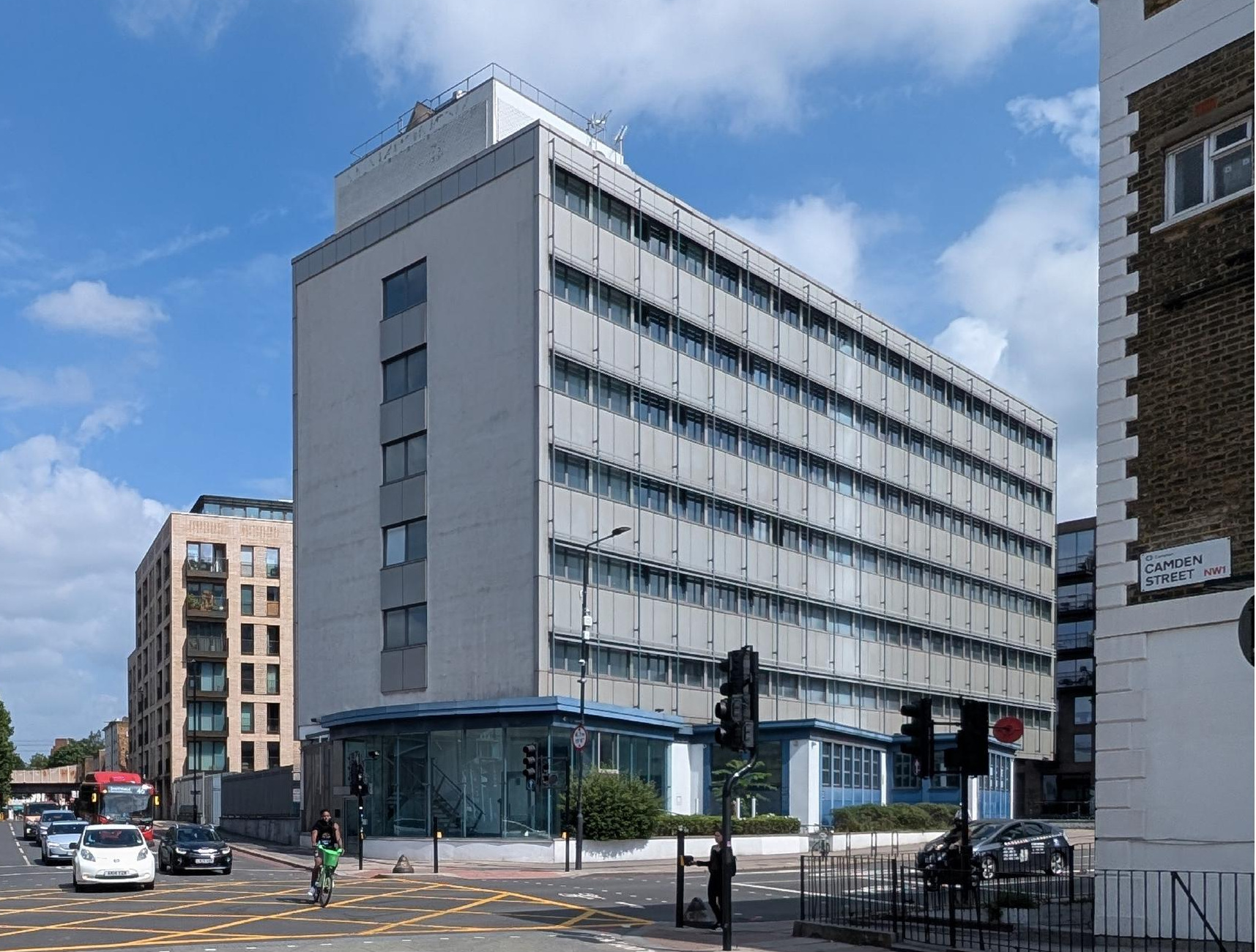 Existing Shirley House at Camden Road and Camden Street, before the proposed student-housing conversion