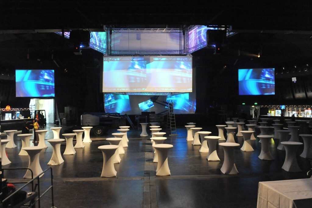 An event inside the Gasometer concert venue