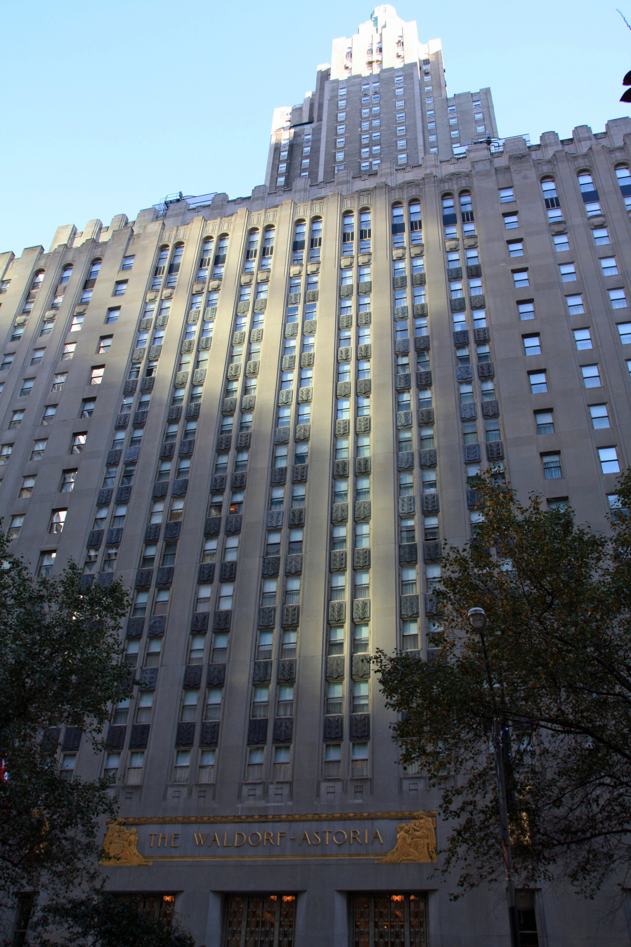 Waldorf Astoria Park Avenue facade and tower, 2014